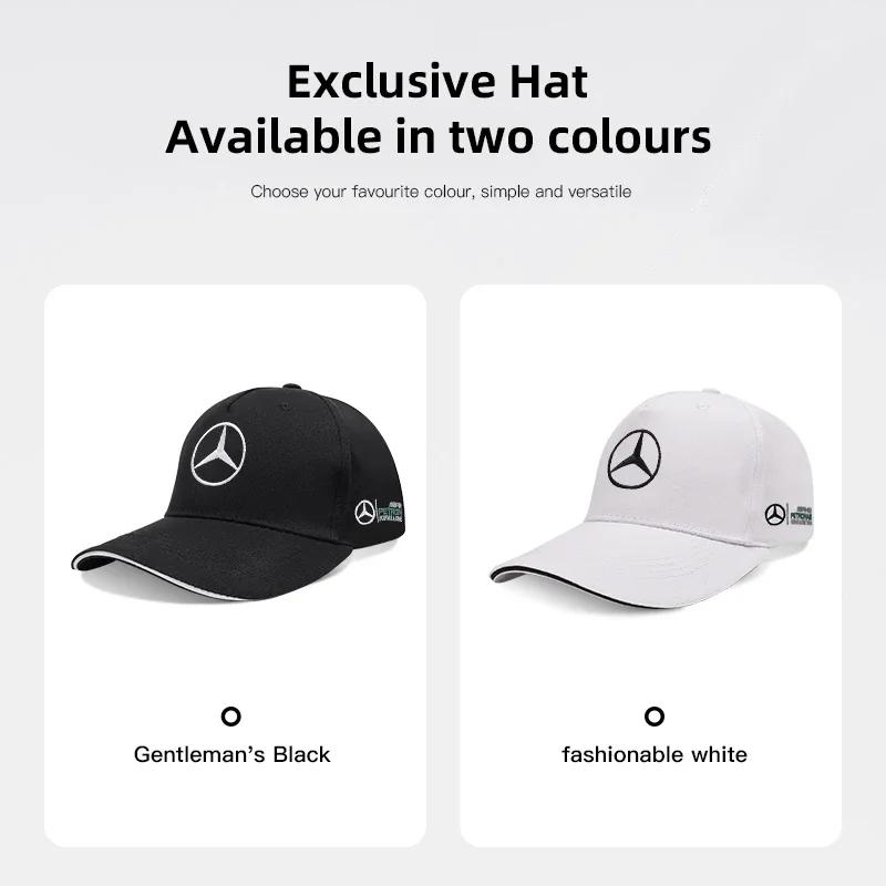 EXY1 2025 Hot Baseball Cap Outdoor Summer Sports Hat Embroidered Men Women Baseball Cap For Mercedes Benz AMG W203 W206 W220 W205 W21