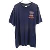 Harley Davidson Back Print BOURBON STREET Short Sleeve T-shirt XL Navy Men's Used