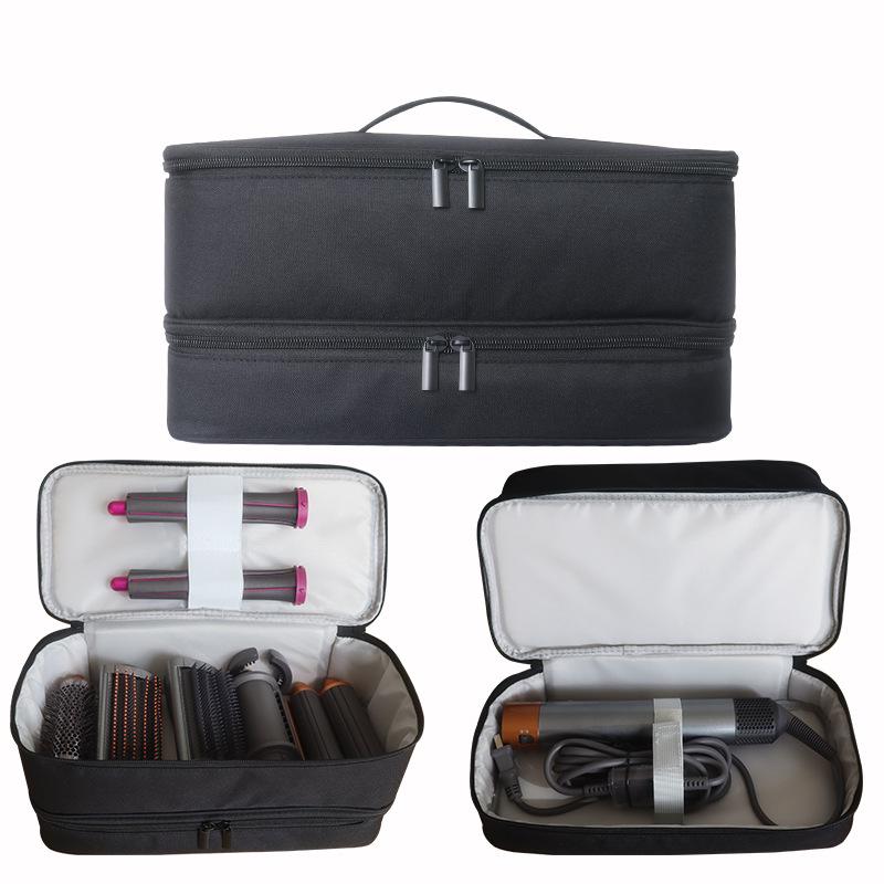 Dyson/Shark Hair Dryer & Curling Iron Double-Layer Storage Bag