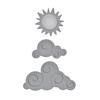 Sun Cutting DIY Craft Die Kids Cloud Design Stencil Scrapbook Mold Decor