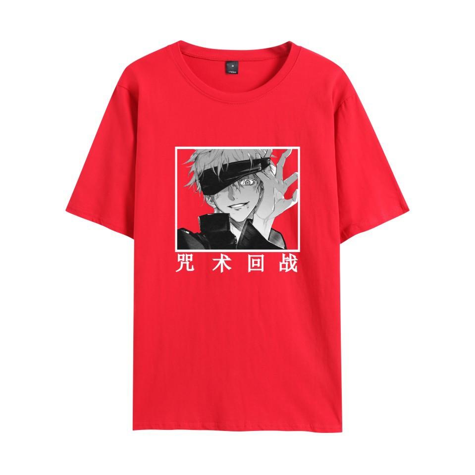 Jujutsu Kaisen Tshirt Men Women Cartoon Print Top Tees Tshirts Fashion Summer T-shirt