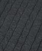 ORIGINALDAY Oversized Round Cable Knit Charcoal