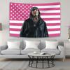 Rosa Amerikanisches Wandteppich BBillies Design Raum Wanddekor Schlafzimmer Hintergrund Konzertflagge Flachdruck Geschenk