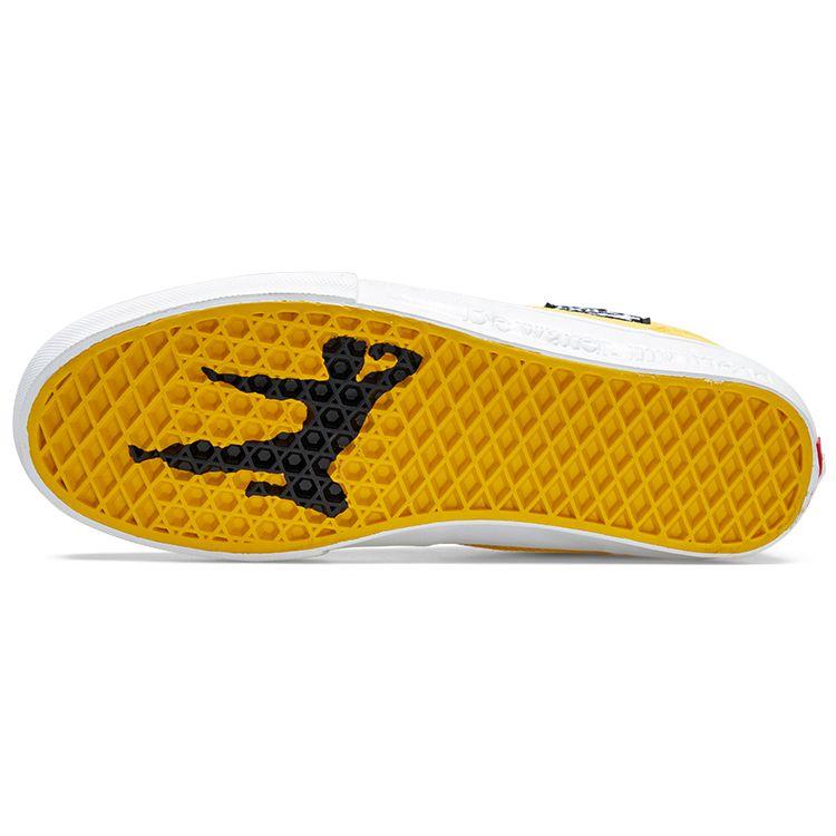 Vans Bruce Lee X  Half Cab Limited Edition Special Sound Shoe Box Mid-Top Skate Shoes Unisex Skate Shoes Yellow Black VN0A5FCDY23(S-BOX)