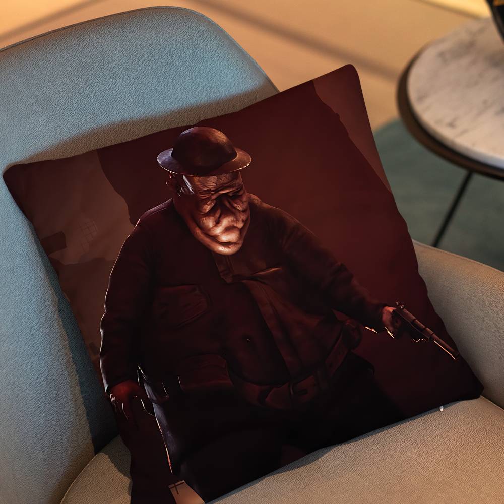 Horror Art Game Reanimal Pillow Case Pillow Case Living Room Sofa Cushion Cover Suitable For Home Bedroom Room Decoration