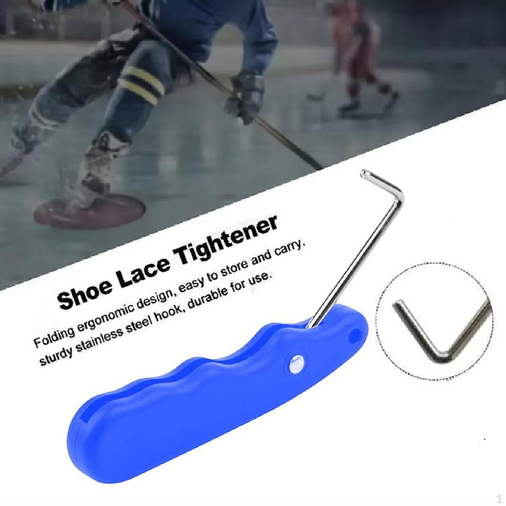 Eiskunstlaufschuh Schnürsenkel Spanner Schnürsenkel Einzieher Anziehwerkzeug für Eiskunstlaufschuhe