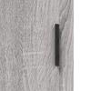 Highboard Gray Sonoma 34.5 x 34 x 180 cm Engineered Wood