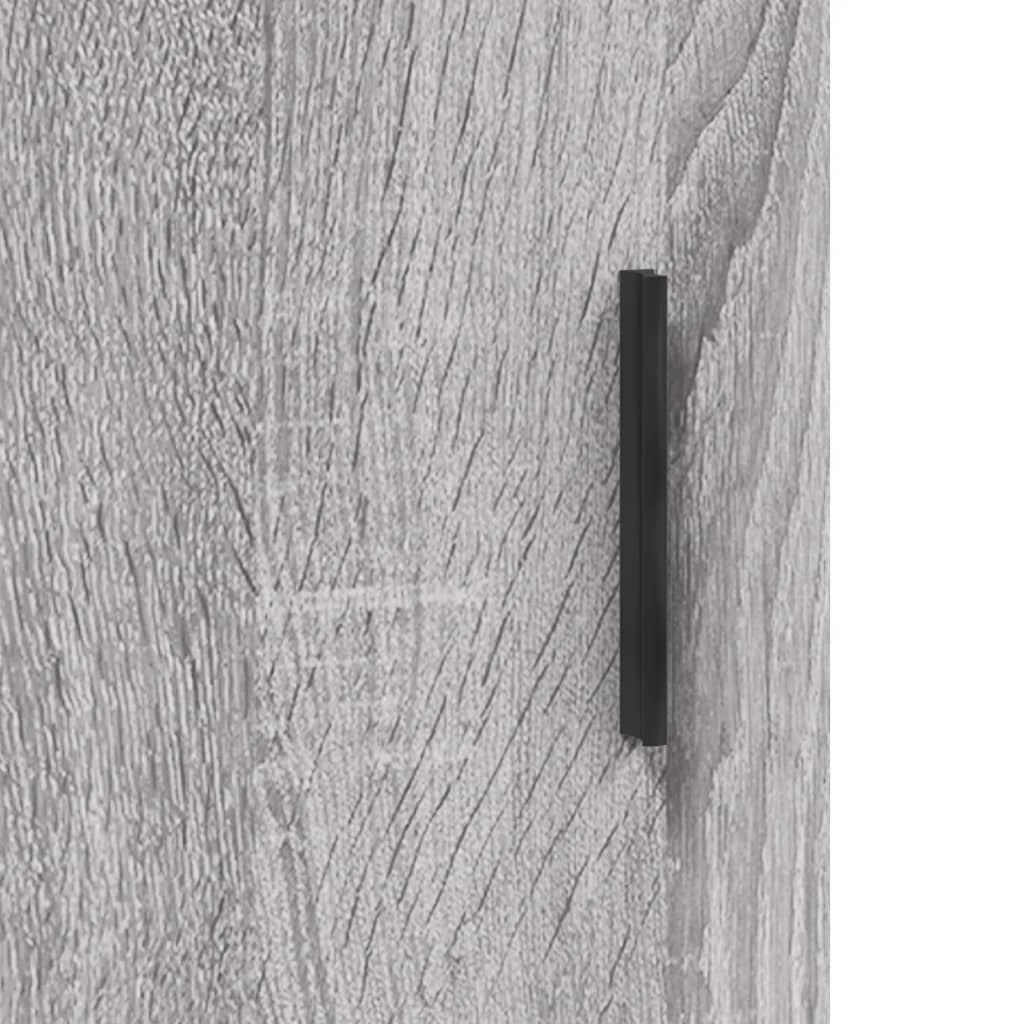 Highboard Gray Sonoma 34.5 x 34 x 180 cm Engineered Wood