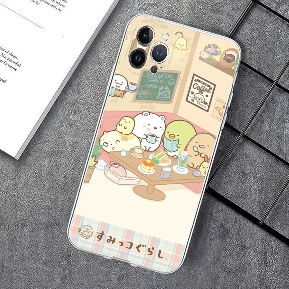 Sumikko Gurashi Cute Phone Case For IPhone 15 14 11 12 13 Mini Pro XS Max Cover 6 7 8 Plus X XR SE 2020 Funda Shell