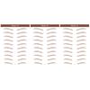 3Pcs 6D Lasting Natural Bionic Eyebrow Tattoo Eye Makeup Water Transfer Sticker