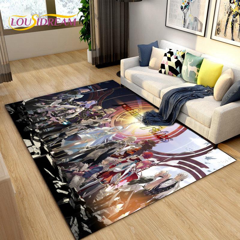 Fire Emblem Series Game Gamer Area Rug,Carpet Rug for Living Room Bedroom Sofa Doormat Decoration, Kids Play Non-slip Floor Mat