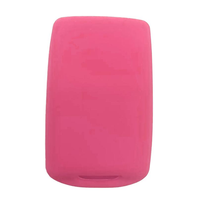 Pink Silicone 4 Buttons Remote Key Fob Case Cover Shell Fit for Mazda 3 6 CX-3 CX-5 CX-9 CX-90 CX-30 CX-50 MX-5 MIATA