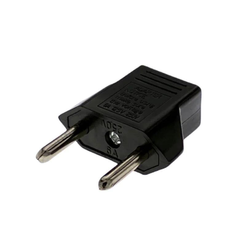 US to EU Plug Travel Adapter Universal USA to Europe Wall AC Power Outlet Converter 2 Round Pin Socket Charger