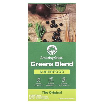 Greens Blend, Superfood, The Original, 15 Individual Packs, 8 G (0.28 Oz) Each