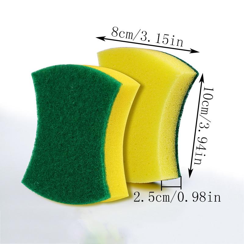 1pc Soft Superabsorbent Cleaning Sponge, Dishware Scrub Stain Quick Removal Sponge Kitchen Supplies