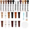 SEISSO Furniture Repair Kit For Scratched Wood Material Marker Pen 12 Color Furniture Touch-Up Pen Wood Filler Upgraded Wood Repair Kit Repair Wooden