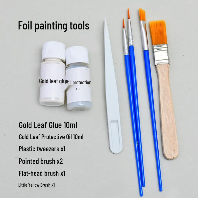 DIY Burned Foil Art Kit: Creative Handmade Gold Foil Decorative Painting