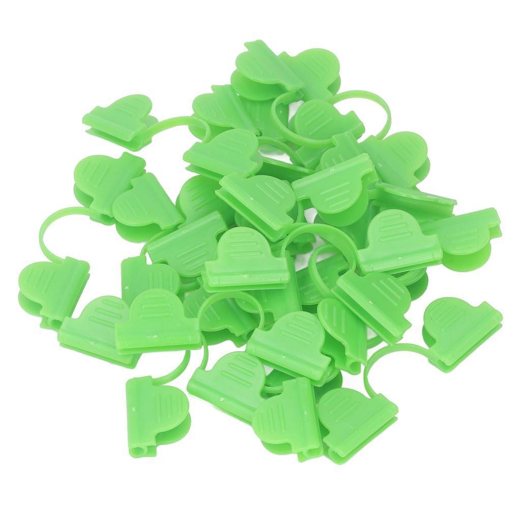 100PCS Greenhouse Clamp Plastic Double Head Shading Garden Hoop Greenhouse Clip Fiberglass