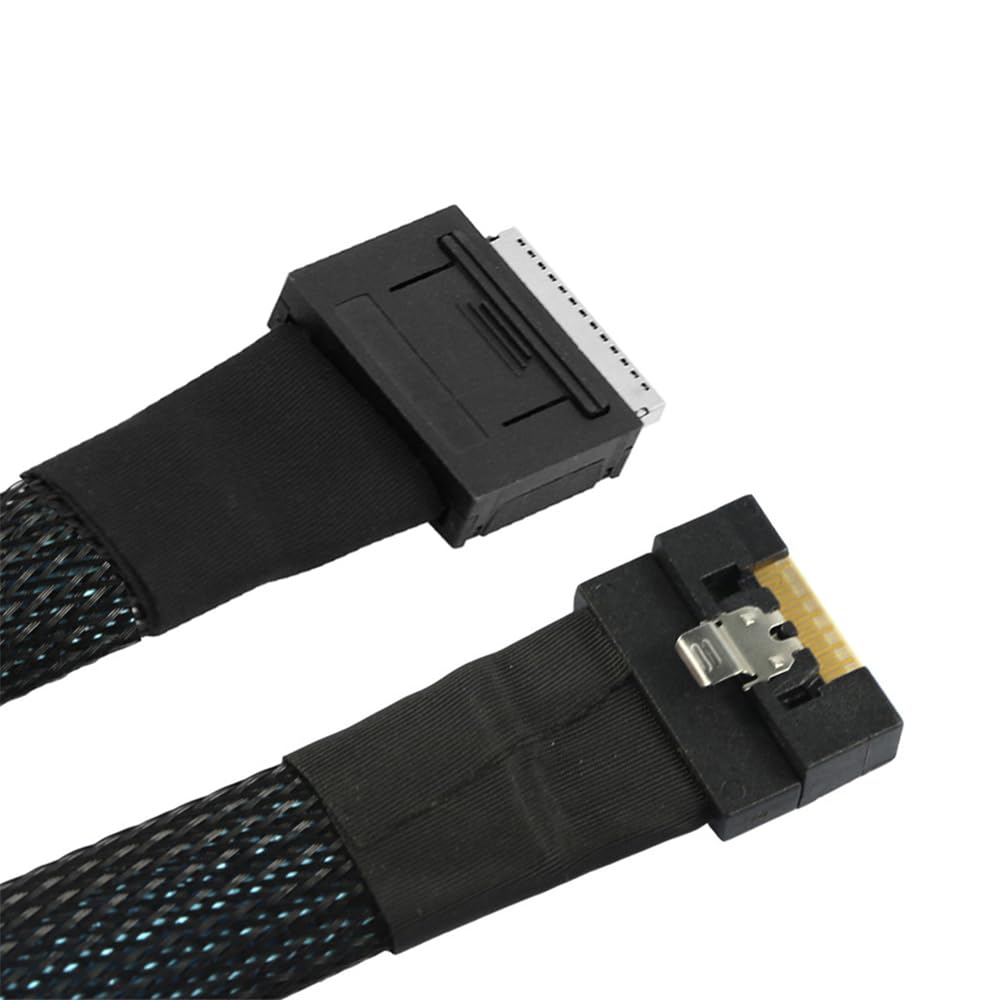 Cablecc Oculink PCIe Data Active Cable 8i To 8i 8X Slimline SSD 50cm PCI-Express SFF-8611 SFF-8654