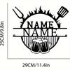 Retro BBQ Beer Metal Sign, Man Cave Wall Decor for Bar Garage