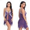 European & American Sexy Mesh Lingerie and Pajamas Set for Women