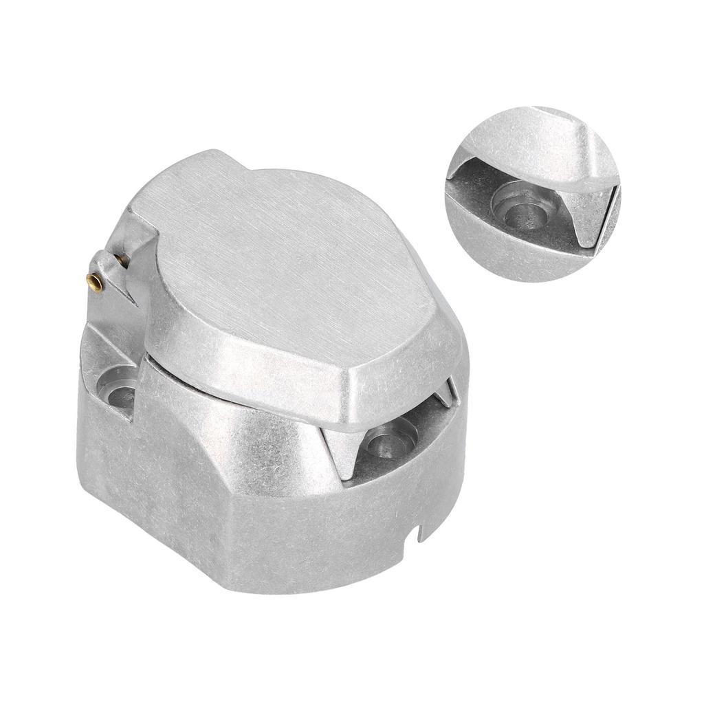 12V 7Pin American Car Connector Round Towbar Towing Wiring Socket for RVs Trailers Commercial Vehicl