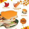 Geyee 216 Pcs Fall Bulletin Board Decorations Fall Leaves Pumpkin Acorns Cutouts Colorful Autumn Paper Cut Outs for Kids School Classroom Bulletin