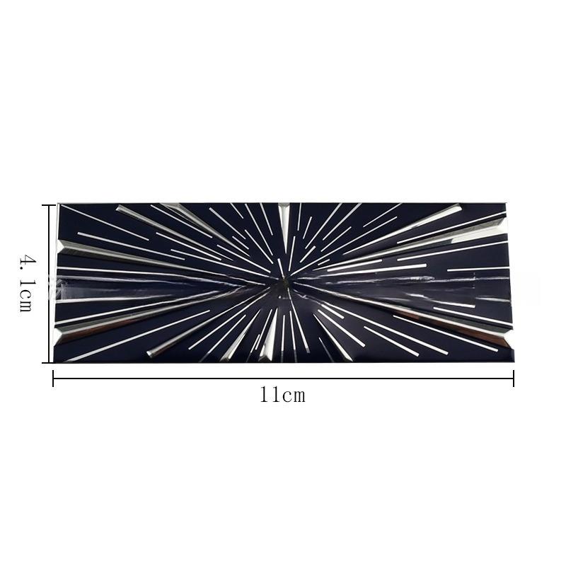 Tail Mark High Performance PLAID Space-time Tu Decorative Sticker for Tesla Model Y/3/X/S New Model Y Juniper 2025 Accessories