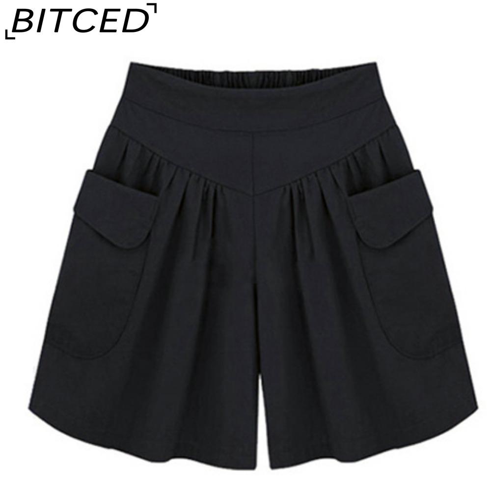 

BITCED Женские модные повседневные летние весенние шорты M чёрный