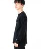 New Era Long Sleeve Cotton Pocket Size Solid BLACK ONSPOTZ and Stylish Small and Large Sizes Gift Idea T-Shirt, L/S Tee, 12325222, N139LG088, Black,