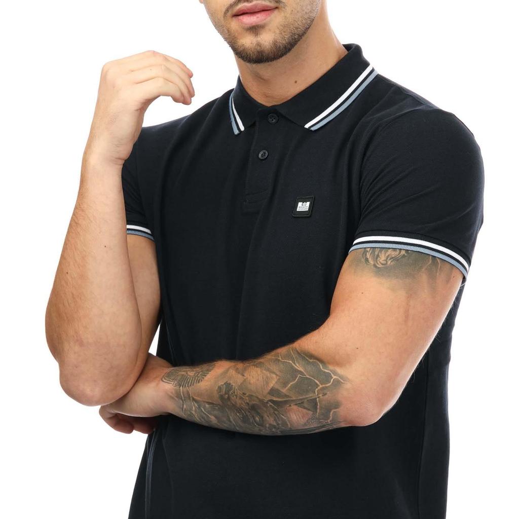 Weekend Offender Mens Vancouver Tipped Polo Shirt