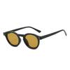  New Fashion Small Round Punk Sunglasses Women Retro Rivets Men Clear Gray Pink Ocean Lens Shades UV400
