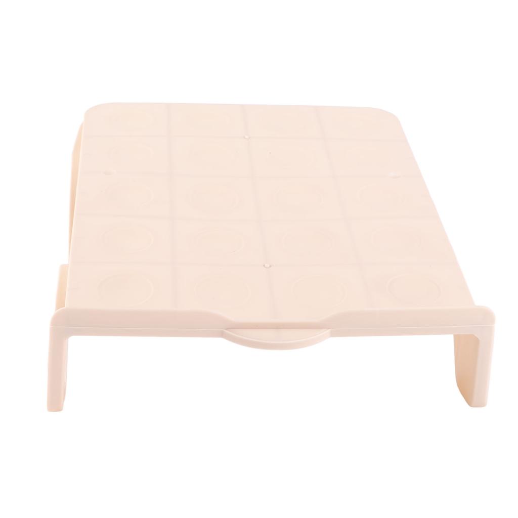 Oszczędzacz Miejsca na Buty Podwójna Warstwa Zapobiegający Ślizganiu Wielofunkcyjny Trwałość Organizer na Buty z Przegródkami dla