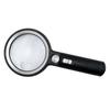 Magnifying Glass 5X 13X 20X Handheld Magnifier UV Light with 30pcs LED for Rding Inspection