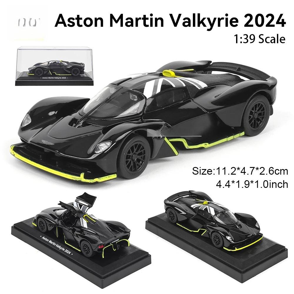 1/39 Legierungsauto-Modell Aston Martin Valkyrie 2024 Die-Cast Sammlung mit exquisitem Innenraum Spielzeug Exklusive Farbbox