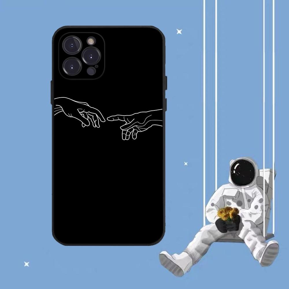 Creation of Adam Phone Case For iPhone 14 11 12 13 Mini Pro XS Max Cover 6 7 8 Plus X XR SE 2020 Funda Shell
