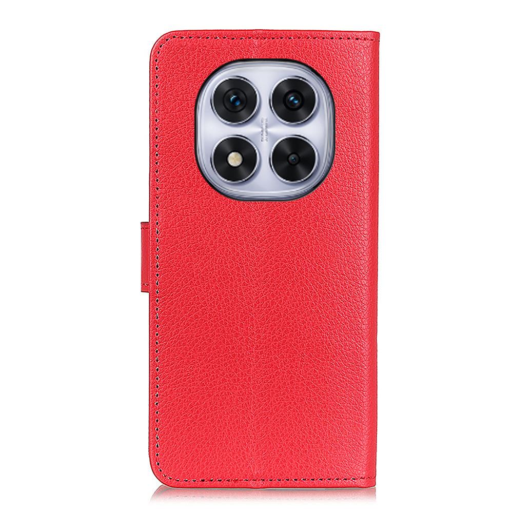 Wallet Case for Xiaomi Redmi Note 14 Pro 5G/Poco X7 5G PU Leather Phone Cover Litchi Texture