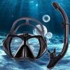 WEZHO Snorkeling Set with Tempered Glass Mask