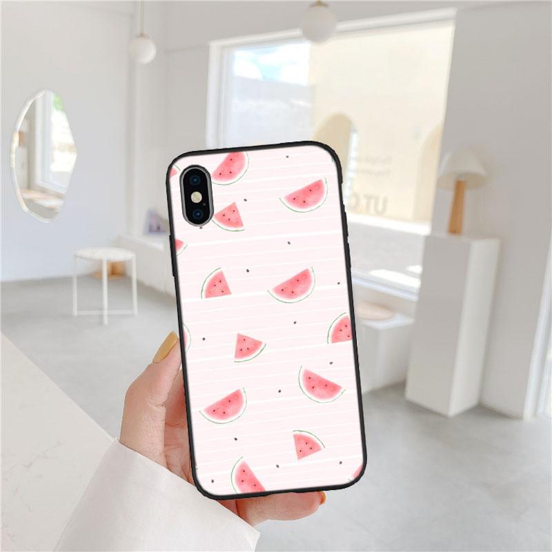 PP14 Cartoon Fruit Watermelon Case for Samsung A11 A12 A13 A15 A52S A53 A55 A56 A70 A71 A72 A73 F06 F16 F56 S10 Plus S10e