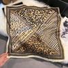 New 71 * 71cm Korean Version Small Square Scarf Women's Silk Scarf Spring and Summer Thin Sunscreen Scarf Neck Protection Bag Headband Versatile