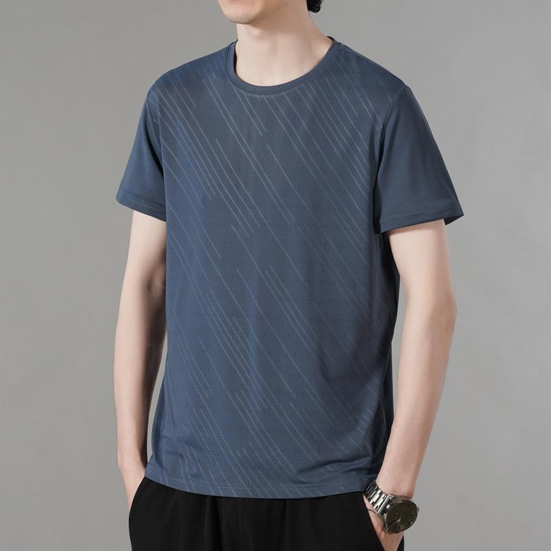 

Men s Summer Short Sleeved T-shirt Fashionable Fit Versatile Short Sleeved T XXXXXL