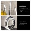 ZISIZ Handmade Glass Water Cup