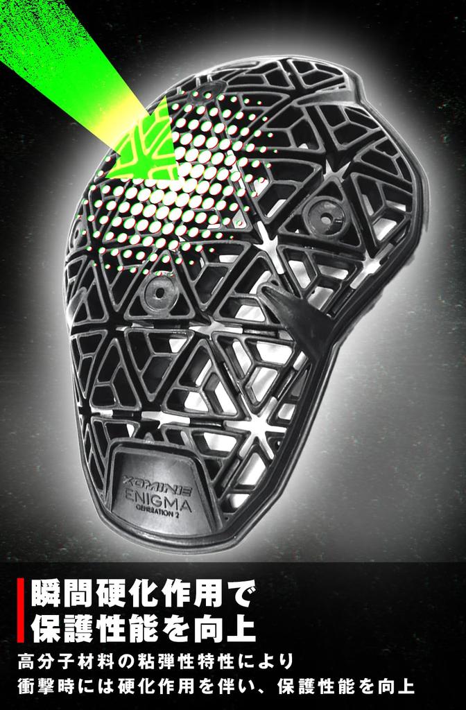 [KOMINE] 2025 Model Motorcycle 04-865 SK-865 Enigma G2 EK Protector Black Free