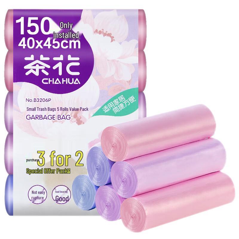 CHAHUA Flat-Top Thickened Household Garbage Bags