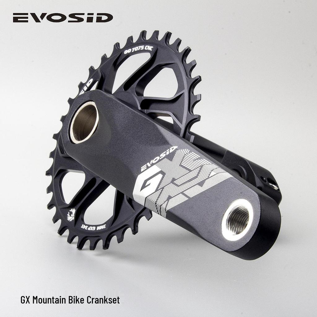 EVOSID Bicycle Hollow Crankset 10/11 Speed MTB Single GX Chainring