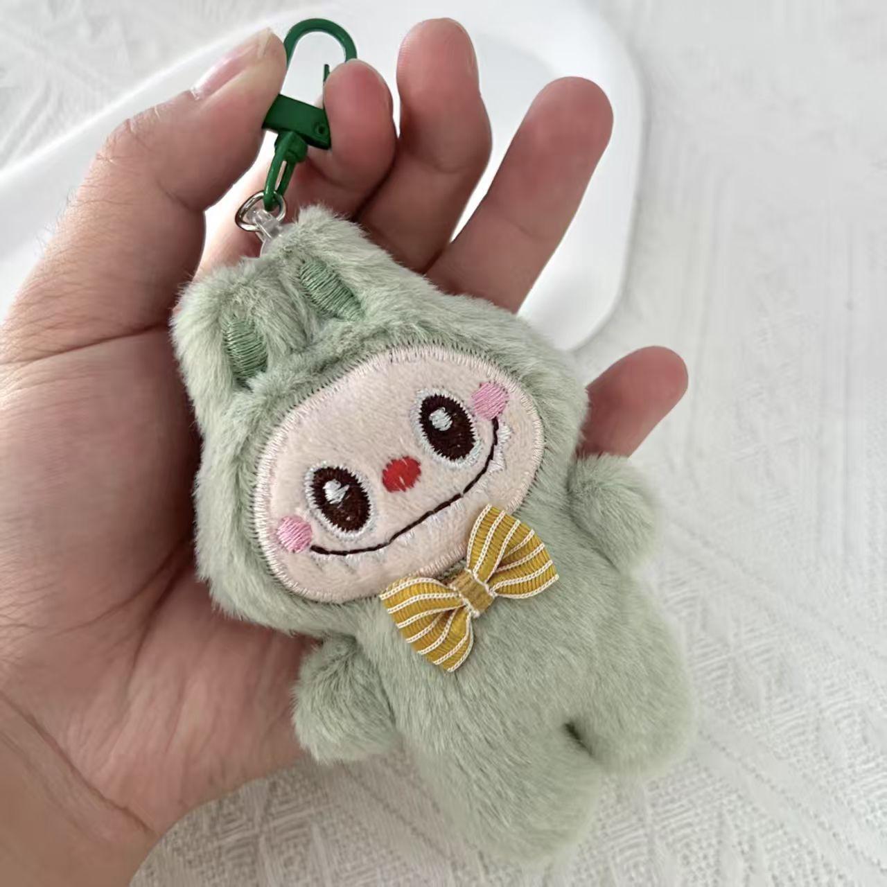 

Брелок Плюшевый Кролик Кукла Раб Милый Подарок Ткань Labubu Подвеска на Сумку Подвеска на Рюкзак Плюшевая Подвеска Брошь