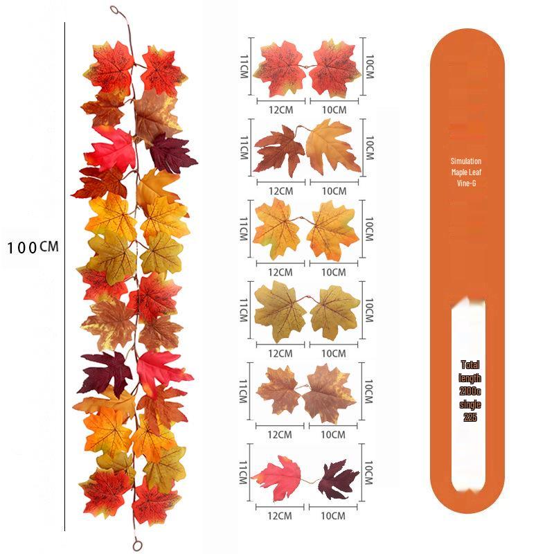 Skladem Podzimní a Halloweenská dekorace z javorových listů pro Vánoce a Den díkůvzdání