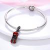 Kreativer Roter Sportwagen Anhänger Kupfer Authentische Perlen Charms Kompatibel Mit Authentischen Charm-Perlen Armbändern Perlen Schmuck Geschenke für Frauen
