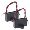 (Pack of 2) CBB61 450V AC 1.0UF 5% 50/60Hz Ceiling Fan Motor Start Run Capacitor Metallized Polypropylene Film