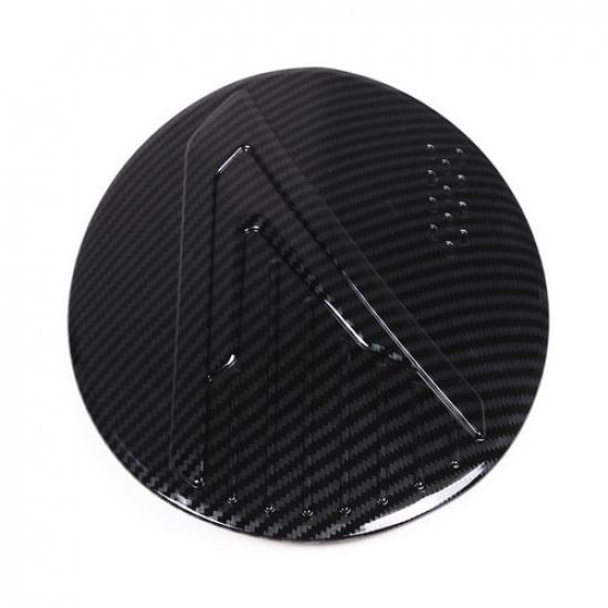 ABS Carbon Fiber Oil Fuel Tank Cap Cover Trim For Subaru Crosstrek -24